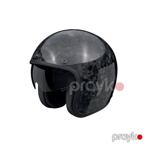Motosikl dəbilqəsi Scorpion Belfast Evo Onyx Carbon Solid, qara, ölçü L — Bakı