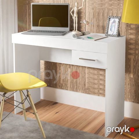 Yazı masası 13900758, laminat/LDSP, ağ, 100x45x74.5 sm — Bakı