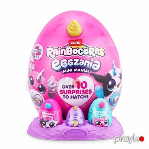 Sürpriz fiqur Rainbocorns Eggzania Mini Mania, 3+ yaş, Plastik, 20 sm — Bakı