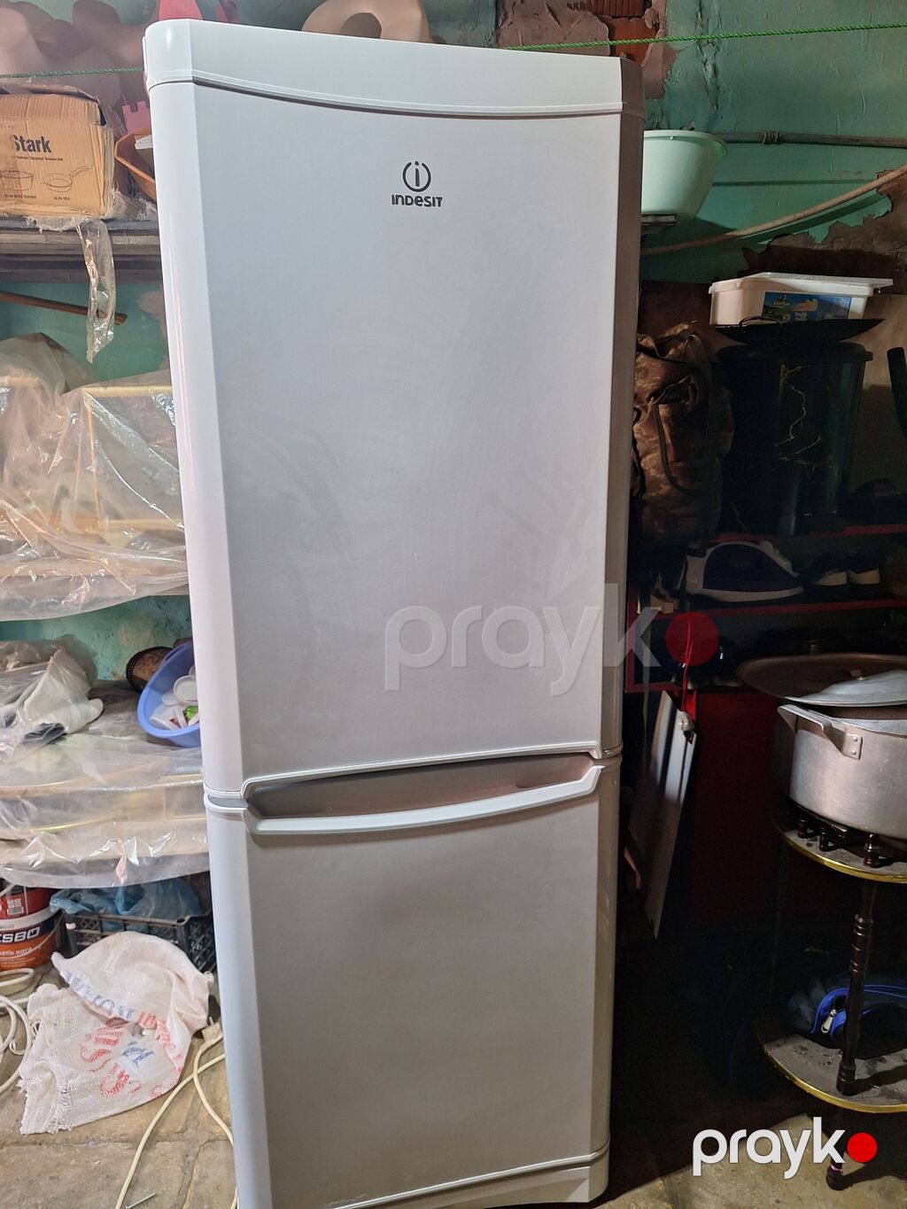 İşlənmiş 2 qapılı Indesit Soyuducu Satılır, rəng - Ağ — Soyuducular, Bakı (2)