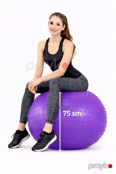 Fitbol FR00168, tikanlı, 75 sm, bənövşəyi