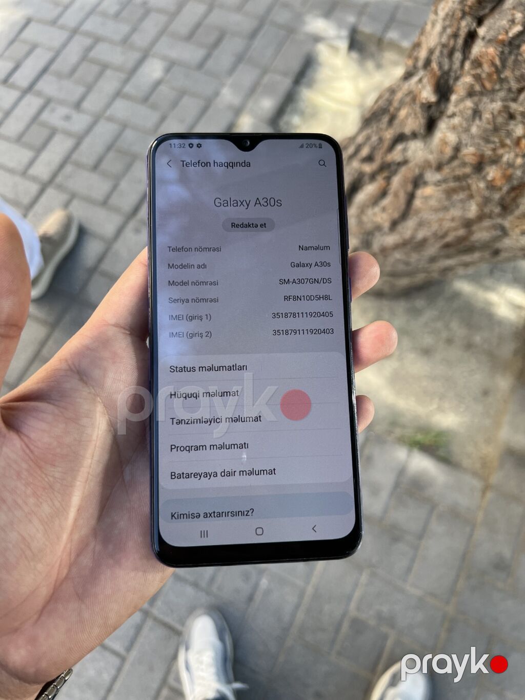 Samsung Galaxy A30s, 128 GB, rəng - Mavi, İki sim kartlı — Samsung, Bakı (2)