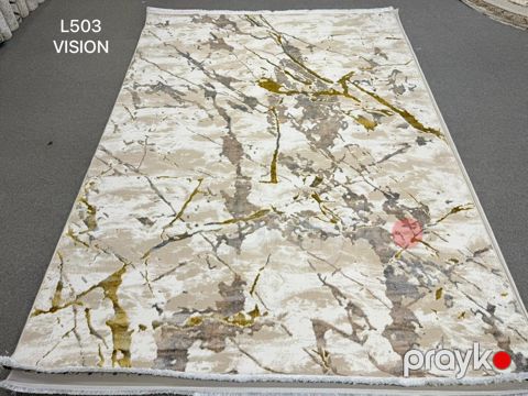 Xalça 6688, bej, ipək, 100x200 sm — Bakı