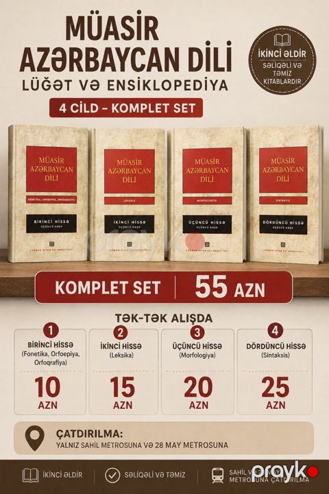 Lüğət və ensiklopediya kitab seti — Bakı