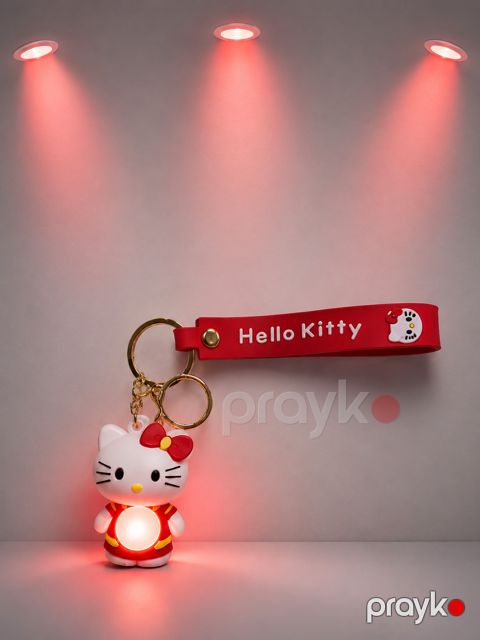 Brelok açar üçün Hello Kitty, qırmızı — Bakı