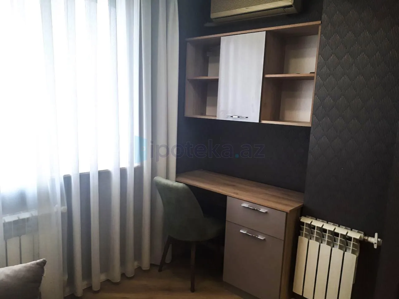 2 Otaq, Köhnə tikili, Səbail r., Badamdar q., 70.00 m² — Mənzil, Badamdar (8)