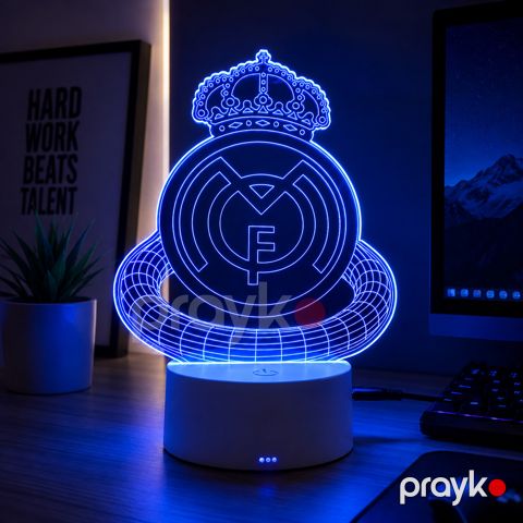 Masa lampası Real Madrid ABS plastik ağ masaüstü 20 sm — Bakı