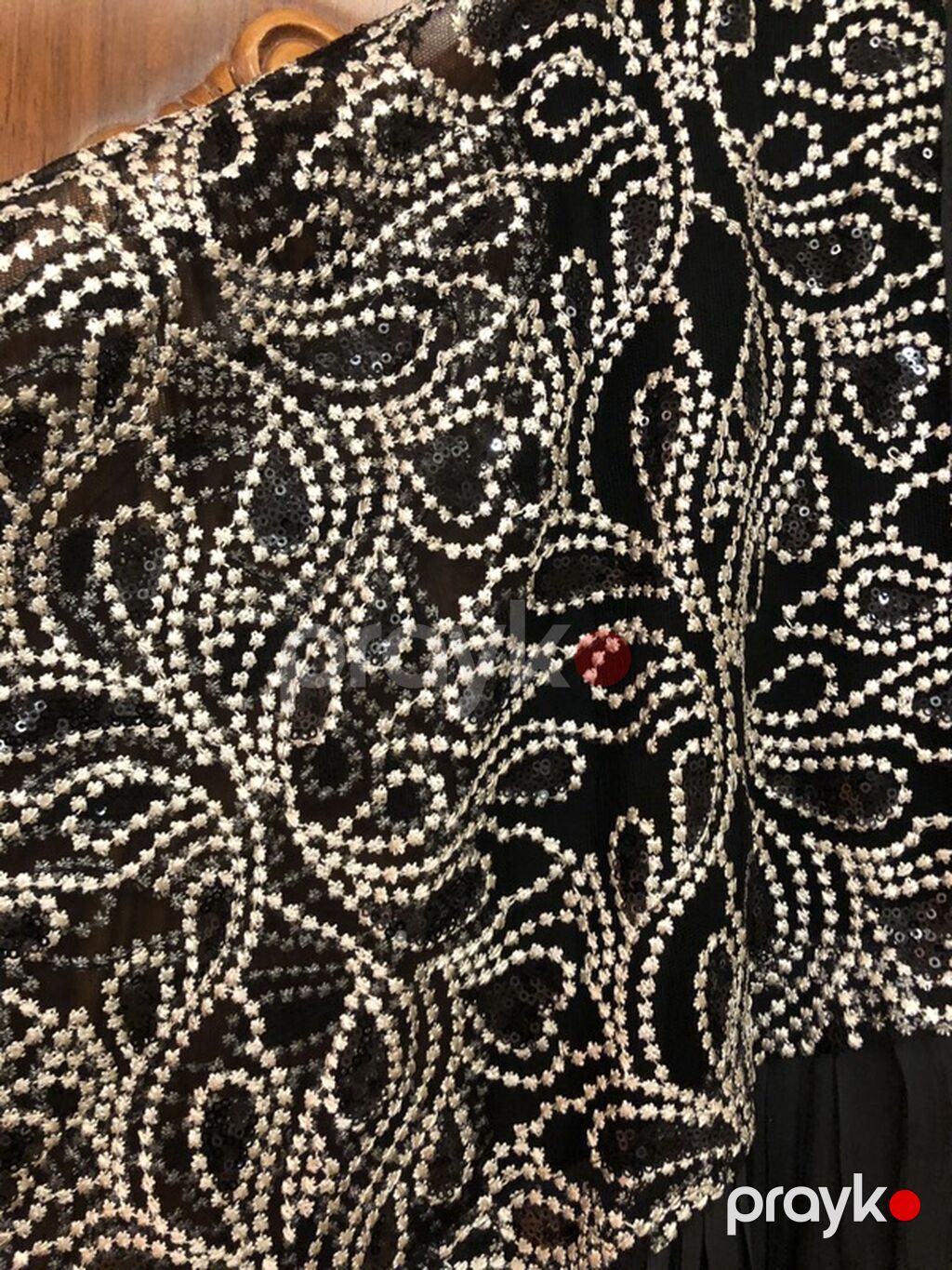 Zərif abaya/kimono üslublu qadın üst geyimi - Rəng: qara - Üst hissə — Coqlar və zaqetlər, Bakı (3)