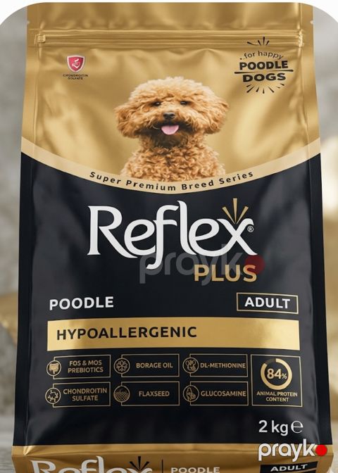 Quru yem, itlər üçün Refleks plus poodle, 2 kg — Bakı