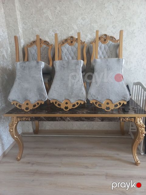 Klassik üslubda qonaq otağı dəsti - Künc divan: L formalı, zərif — Bakı