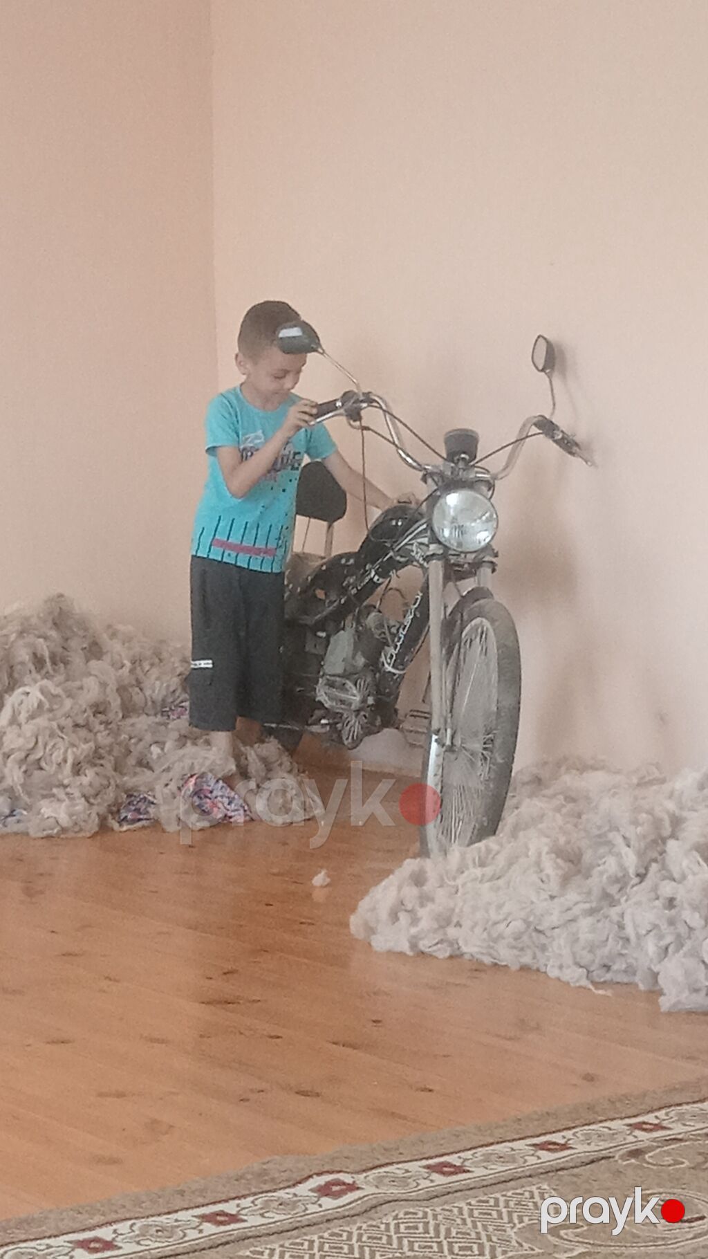 Motorlu velosiped / moped tipli kiçik motosiklet - Korpus: klassik — Mopedlər və skuterlər, Şəmkir (2)