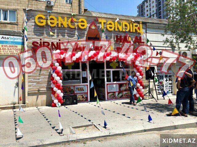 Şar bayraq bəzəmə — Reklam işləri, Bakı (4)