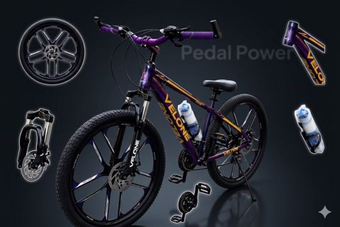 Dağ velosipedi Veloone AMG, ölçü 24 — Bakı
