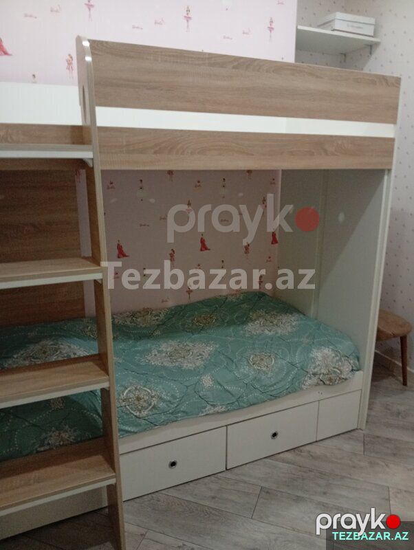 İkimərtəbəli çarpayı satılır — Mebel, Xırdalan (3)