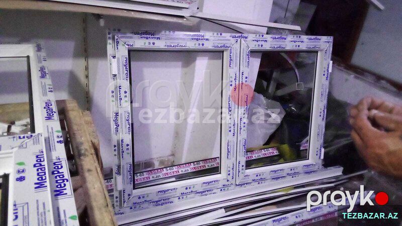 Plastik qapı-pəncərə sistemlərinin yığılması və quraşdırılma — Pəncərələr, qapılar, balkonlar, Bakı (8)