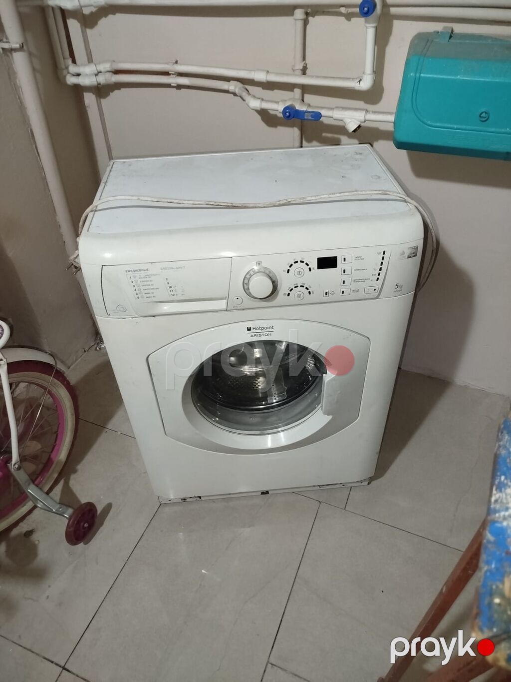 Hotpoint-Ariston Ex/extralarge seriyalı paltaryuyan maşın - Ön — Çamaşır maşınları, Sumqayıt (2)