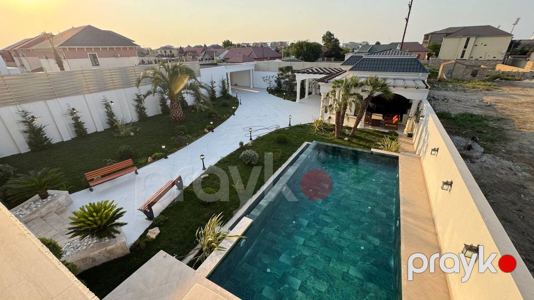 Satılır 6 otaqlı həyət evi/bağ evi 350 m² — Ev, villa, Bakı (2)