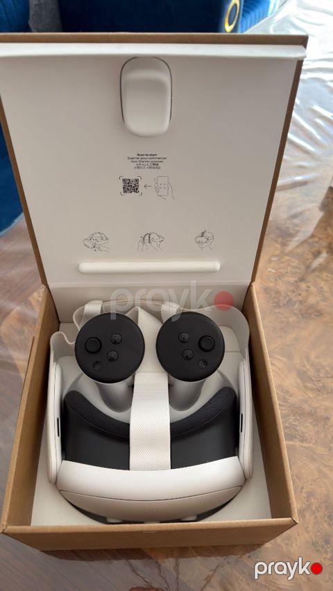 Meta Guest 3 VR 128gb İdeal vəziyyətdə heçbir problemi yoxdur. 5.6dəfə — Sumqayıt