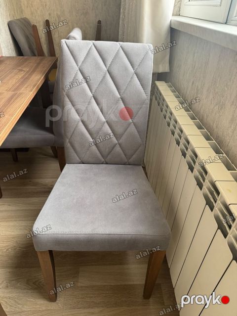 Qonaq otağı üçün, İşlənmiş, rəng - Boz Stul — Bakı