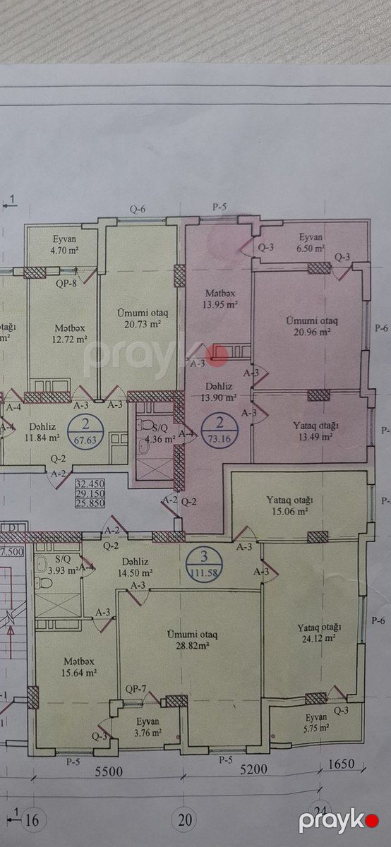 Satılır 2 otaqlı yeni tikili 73.5 m² — Mənzil, Bakı (10)