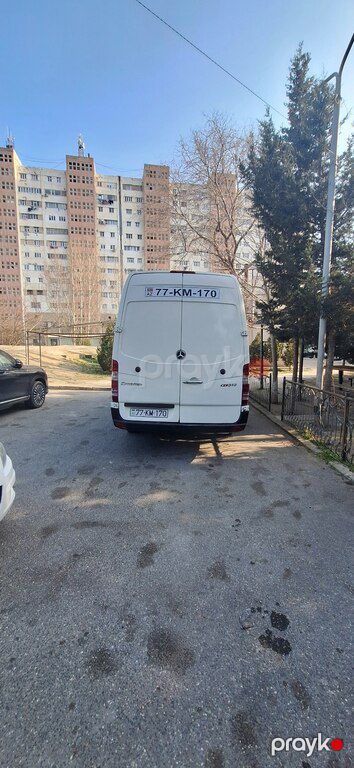 Mercedes Sprinter 313, 2.7 L, 2007 il, 372 000 km — Yük maşınları, Sumqayıt (7)