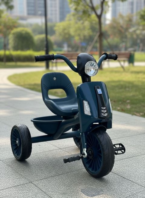 Üçtəkərli velosiped 505_kz197, göy — Bakı