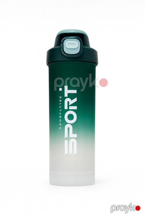 İdman su qabı Sport, yaşıl, 750 ml