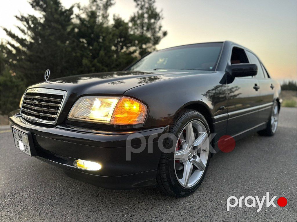 Mercedes C 200, 2.0 L, 1997 il, 555 584 km — Avtomobillər, Şirvan (6)