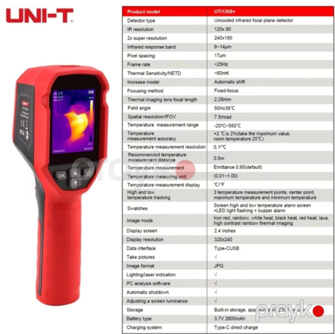Termal görüntü kamerası Unı-t UTI 120S+ — Təmir və inşaat, Bakı (3)