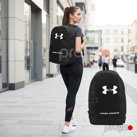 Under Armour Unisex Gündəlik və Səyahət Bel Çantası – Dəri Teksturalı Alt Hissə