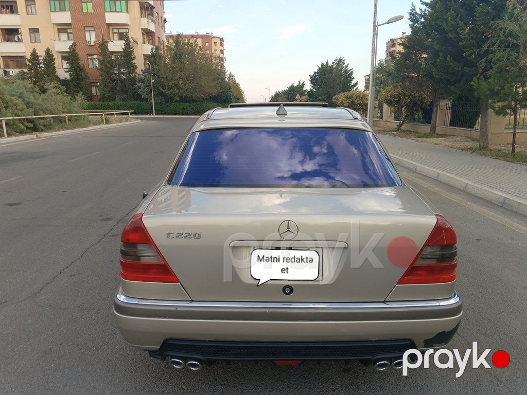 Mercedes C 220, 2.2 L, 1995 il, 350 000 km — Avtomobillər, Mingəçevir (7)