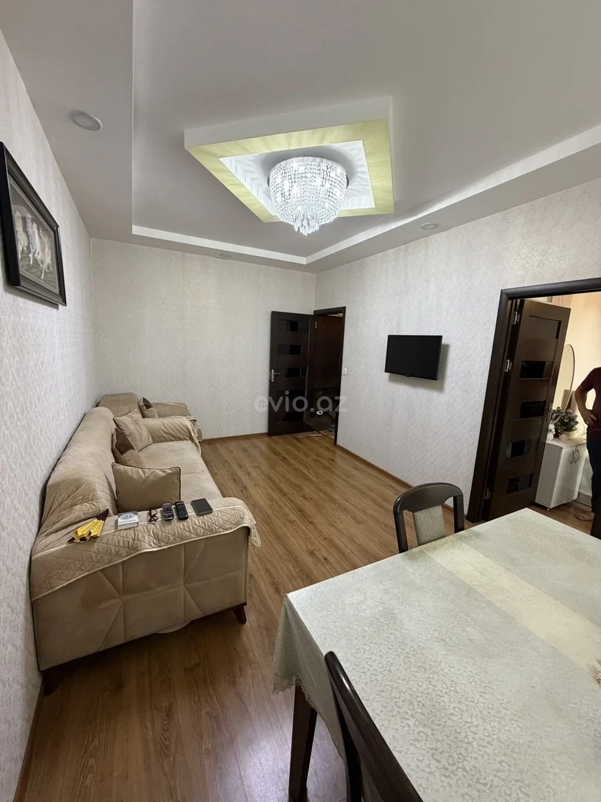 2 otaqlı tam təmirli mənzil satılır 1-ci mikrorayonda — Mənzil, Bakı (3)