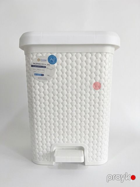 Zibil qabı, ağ, plastik, 45 L — Bakı