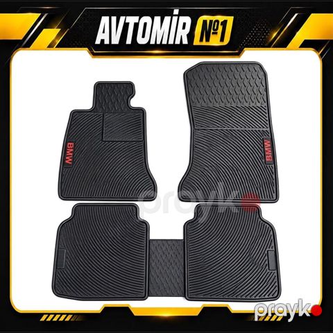 BMW 7 Series E65 E66 2008-2015 üçün salon rezin ayaqaltı BMW 7 Series — Bakı