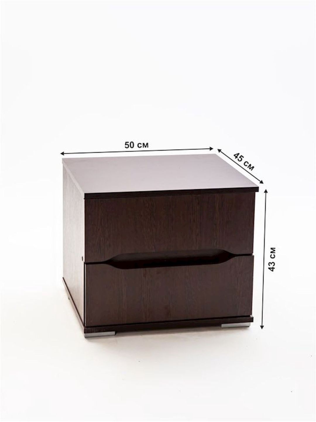 Tumba 43x45x50 sm, Ldsp, Venge, Qəhvəyi — Mallar, Bakı (2)