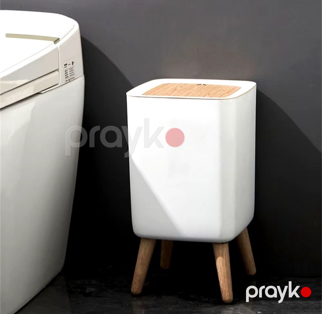Zibil qutusu, plastik, ağ, 33x21 sm, 10 L — Mallar, Bakı (3)