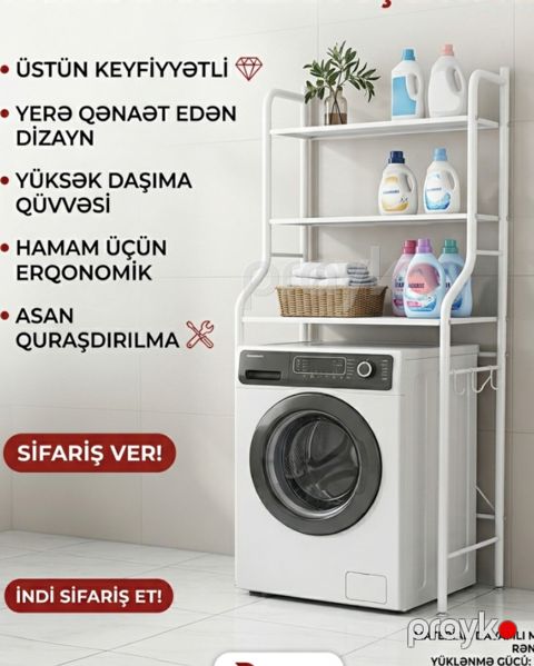 Paltaryuyan maşının üstü üçün metal rəf — Bakı