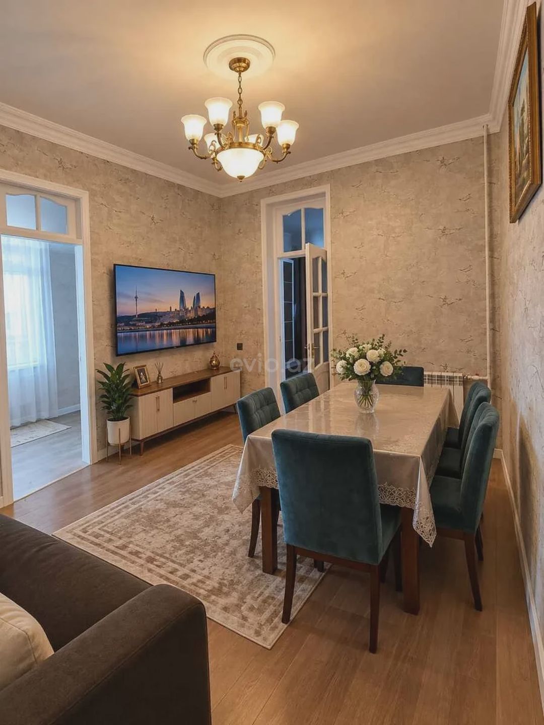 For rent: 3-room apartment (old building), 55 m² — Mənzil, Bakı (3)