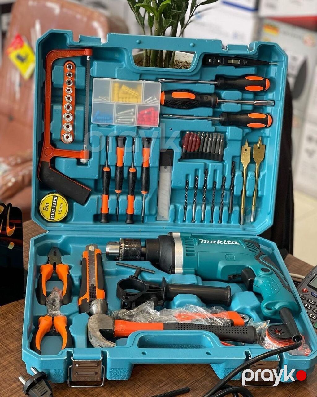 Makita HP1630 zərbəli matkap və çoxfunksiyalı alət dəsti — Drels, vintovkular və qaitkçekicilər, Digah (2)