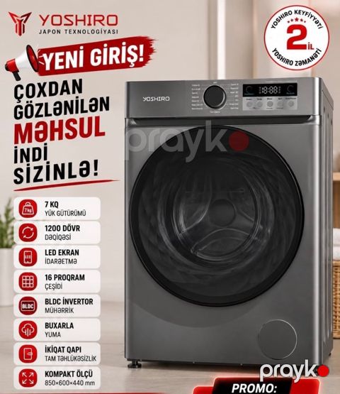 Yoshiro YWM-FP7M402G paltaryuyanı — Bakı