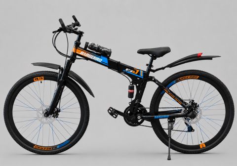 Velosiped Bargerro qatlanan 29 ölçü RQSC001 göy narıncı qara — Bakı