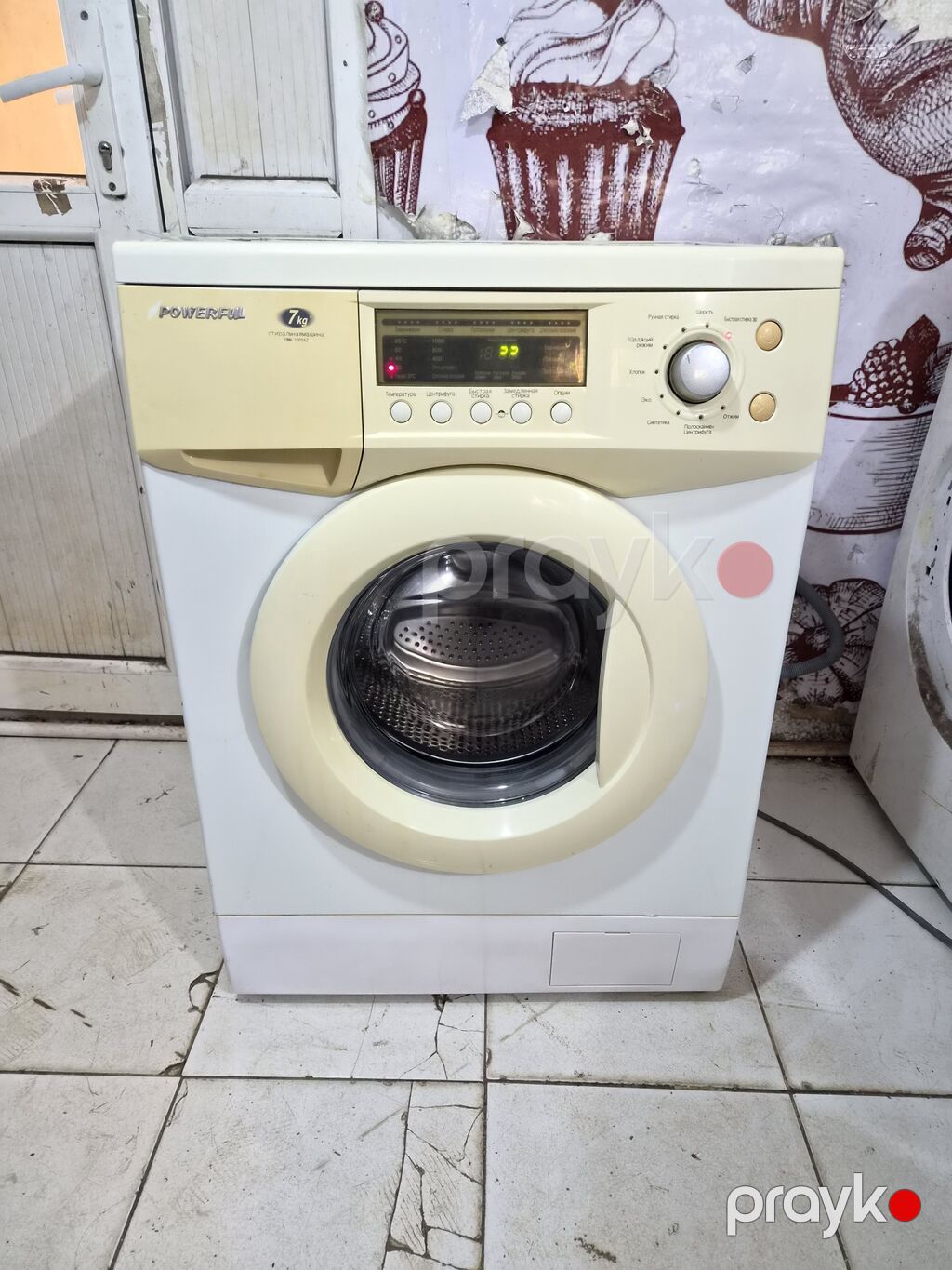 Paltaryuyan maşın 7 kq, İşlənmiş, Avtomat, Qurutma var, Pulsuz çatdırılma, Ödənişli çatdırılma — Çamaşır maşınları, Bakı (3)