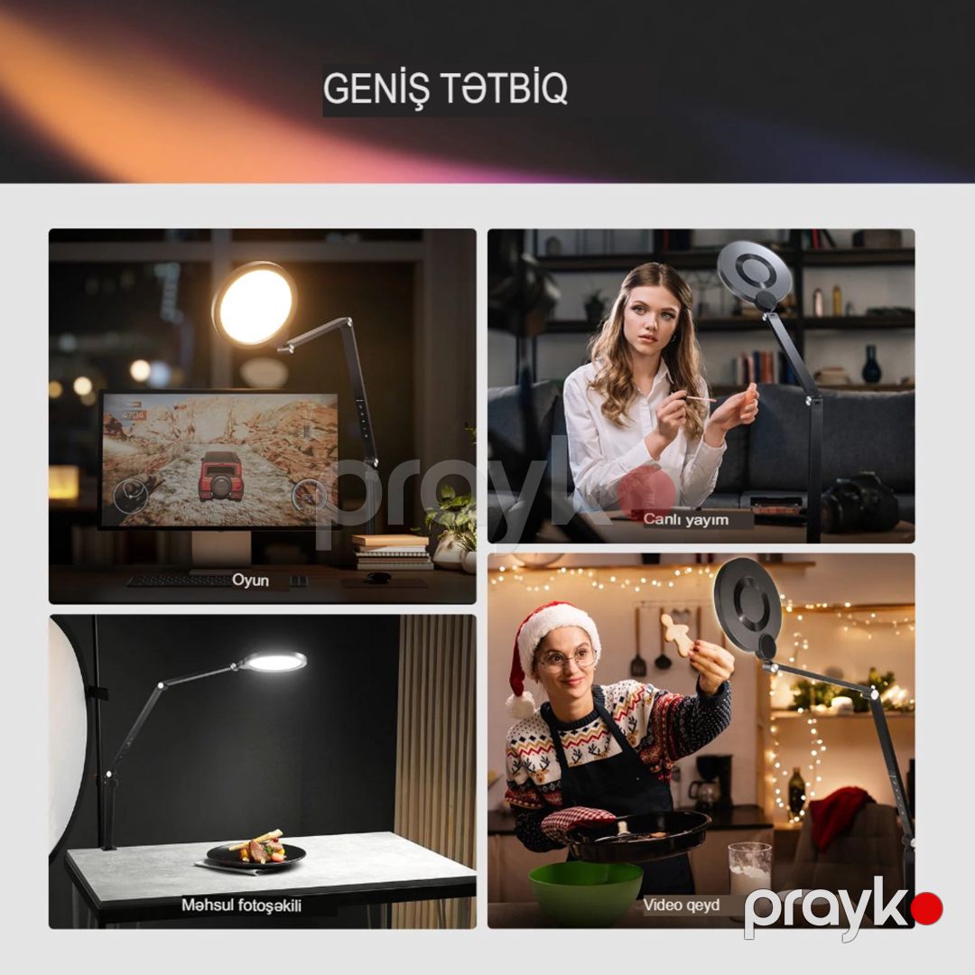 Masaüstü selfie işığı Neewer R18 18W — Foto və video texnikası, Bakı (8)