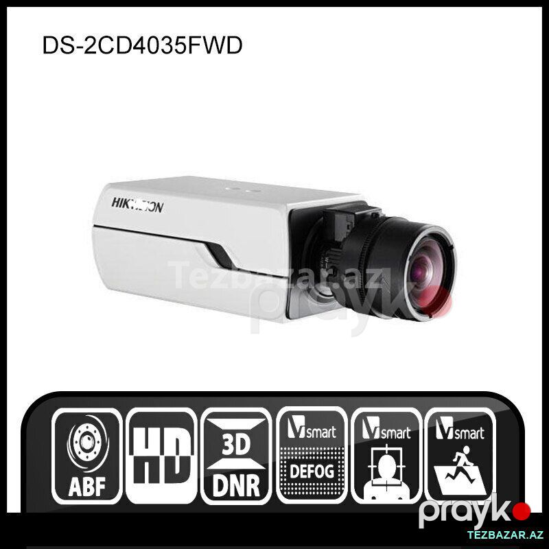 Ds-2Cd4035Fwd 3Mp Box Indoor — Ağıllı ev və təhlükəsizlik, Bakı (3)