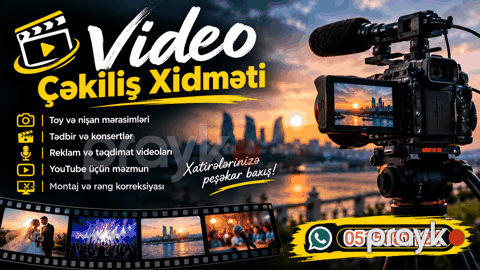 video çəkiliş xidməti — Bakı