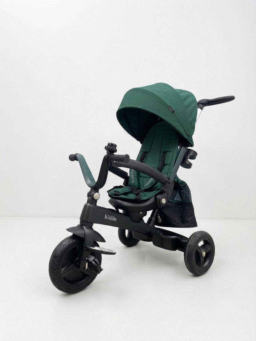 Üçtəkərli velosiped Kidilo N-3001, 1-4 yaş, metal/plastik, yaşıl — Mallar, Bakı
