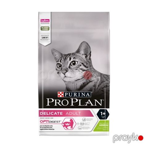 Quru yem Pro Plan Delicate pişiklər üçün, həsass həzimli, quzu ilə, 1.5 kq — Bakı