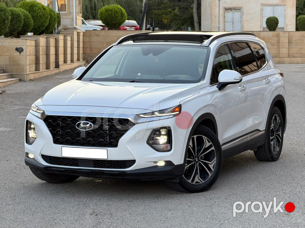 Hyundai Santa Fe, 2.0 L, 2019 il, 60 000 km — Avtomobillər, Gəncə (4)