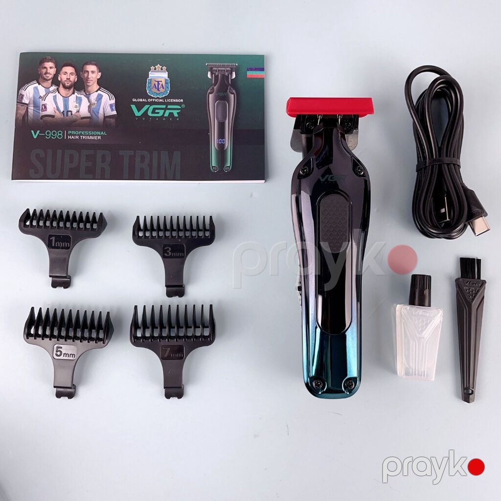 Trimmer VGR 918 - 1200mAh / 180 Dəqiqə / 2 Sürət - 6500RPM — Saç kəsmə maşınları, Bakı (6)