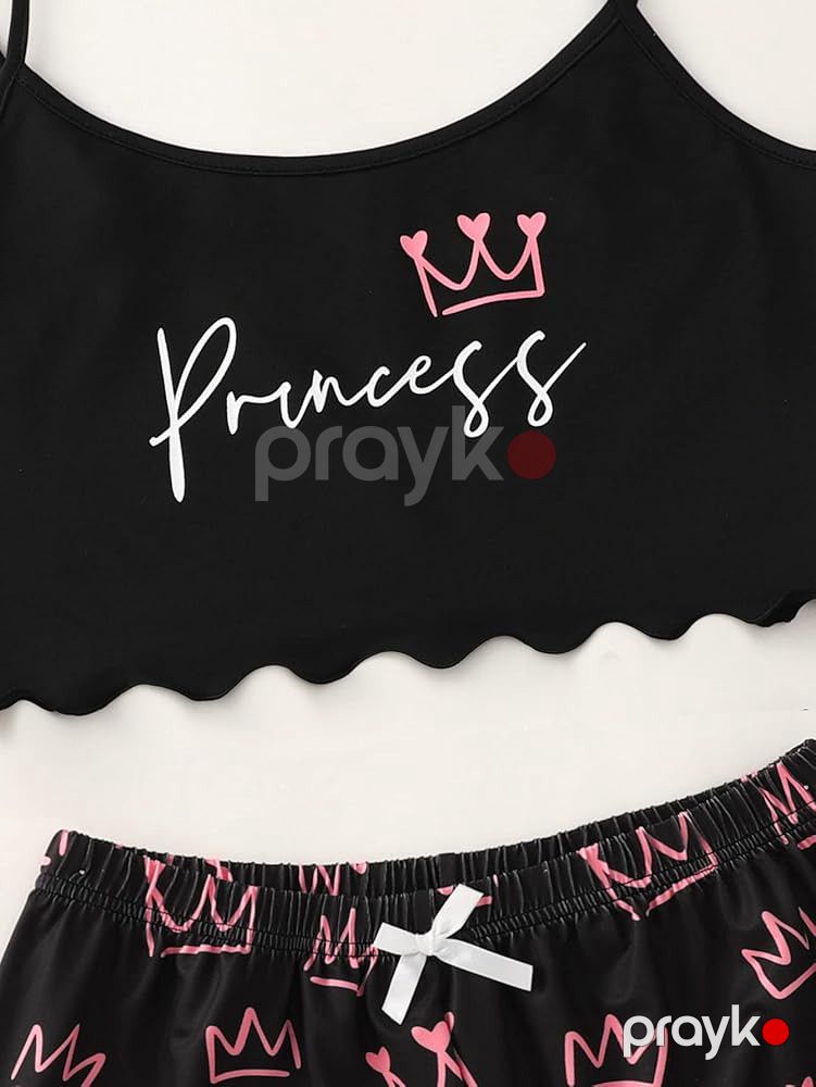 Qadınlar üçün şortlu pijama dəsti 7818404, rəngbərəng, poliester, ölçü L/XL — Mallar, Bakı (2)